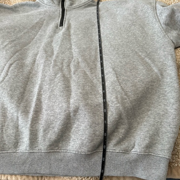 Taylor Swift Gray The Eras Tour  1/4 Zip-Up Sweater - Picture 14 of 15